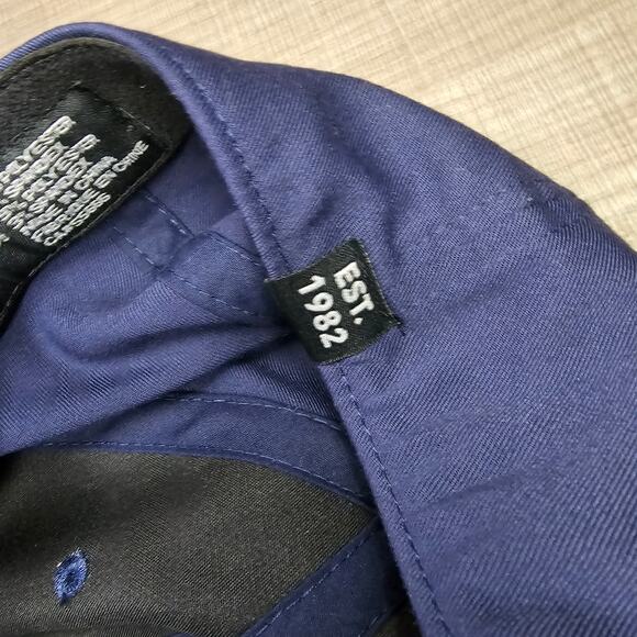 Calloway A-Flex Golf Hat Mens S/M Navy Blue Fitted Logo Low Profile Unstructured - Picture 8 of 8